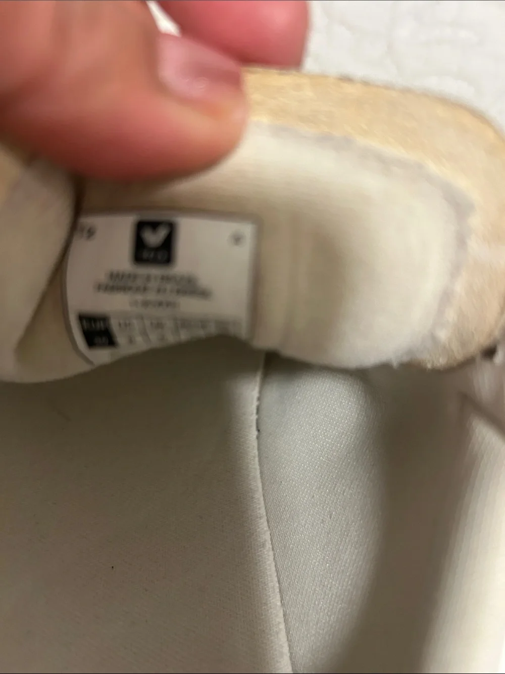 Veja White Sneakers with Brown Logo